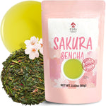 Sakura Floral Green Tea with Sakura petals 80g(2.82) - YAMASAN KYOTOUJI