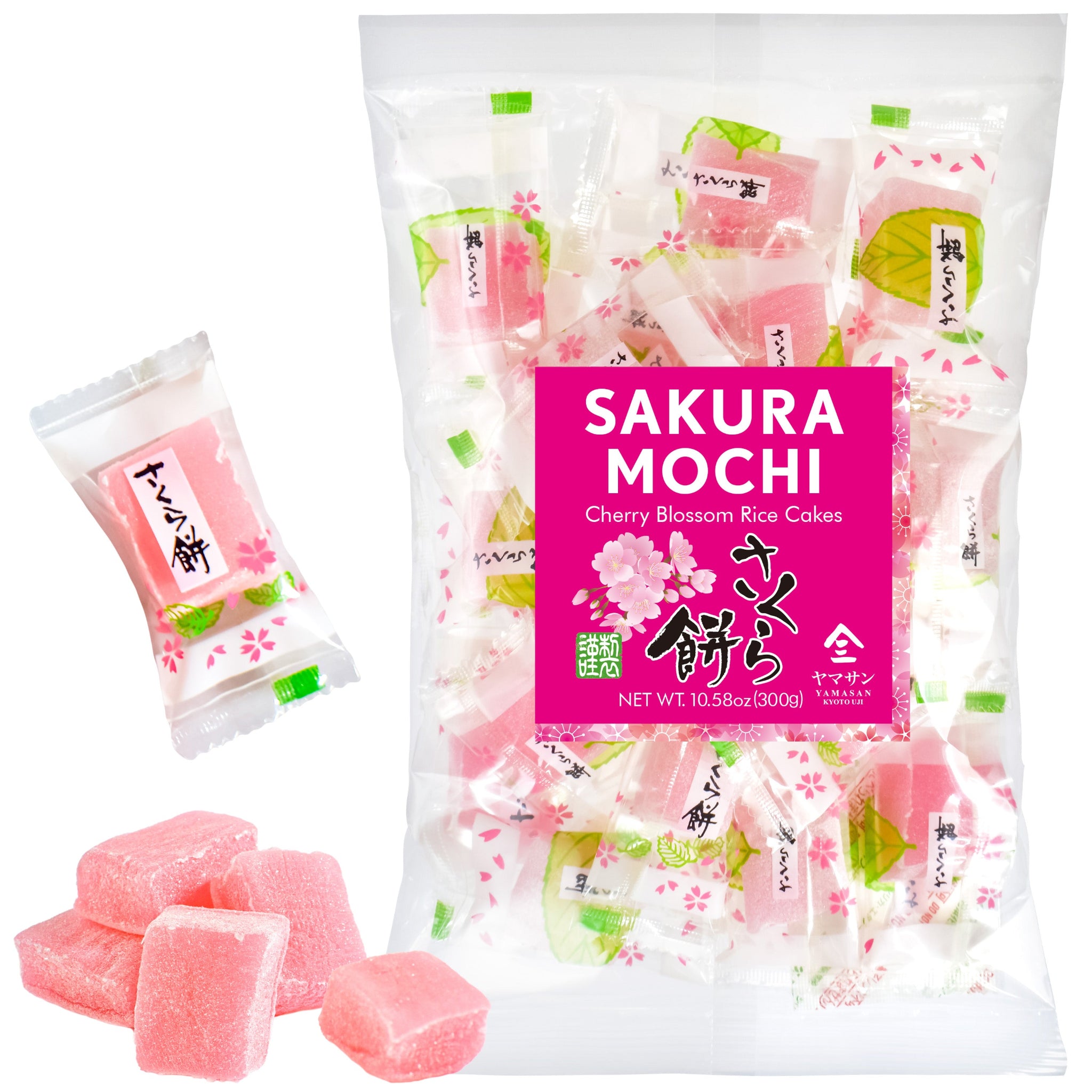 Sakura Mochi Candy 300g(10.58oz) - YAMASAN KYOTOUJI