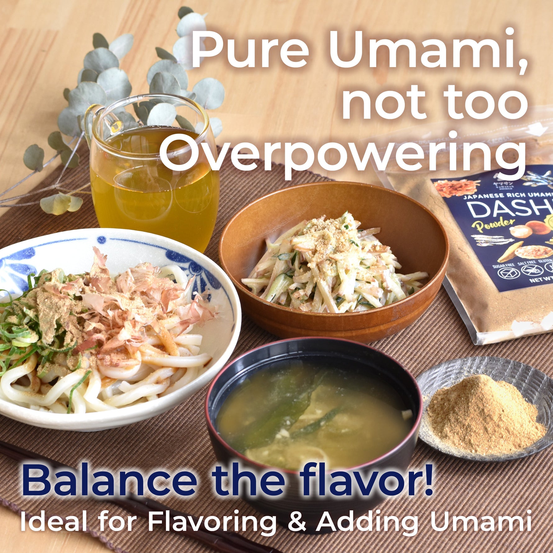 Japanese Rich Umami Dashi Powder 100g(3.5oz) YAMASAN KYOTOUJI