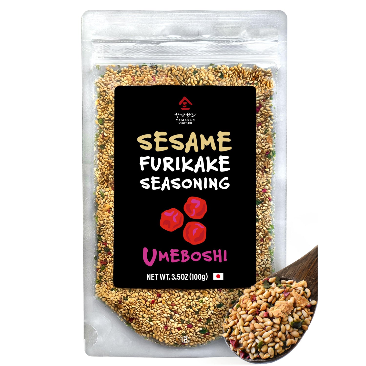 Japanese Furikake Seasoning, Umeboshi Flavor 100g (3.5oz)